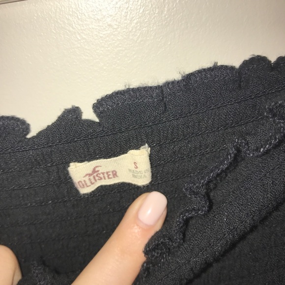 Black Crop Top - Picture 2 of 5